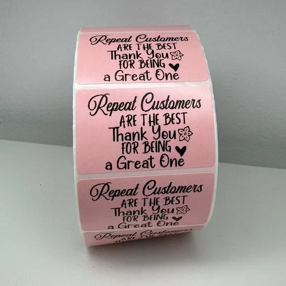 100pcs Repeat CustomersAppreciation Decorative Stickers new - Picture 7 of 13